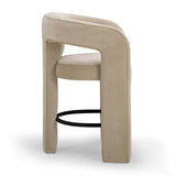 TOV Malone Performance Chenille Stool Counter Height