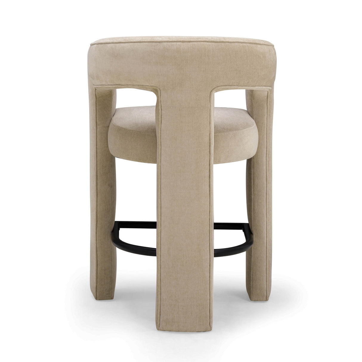 TOV Malone Performance Chenille Stool Counter Height