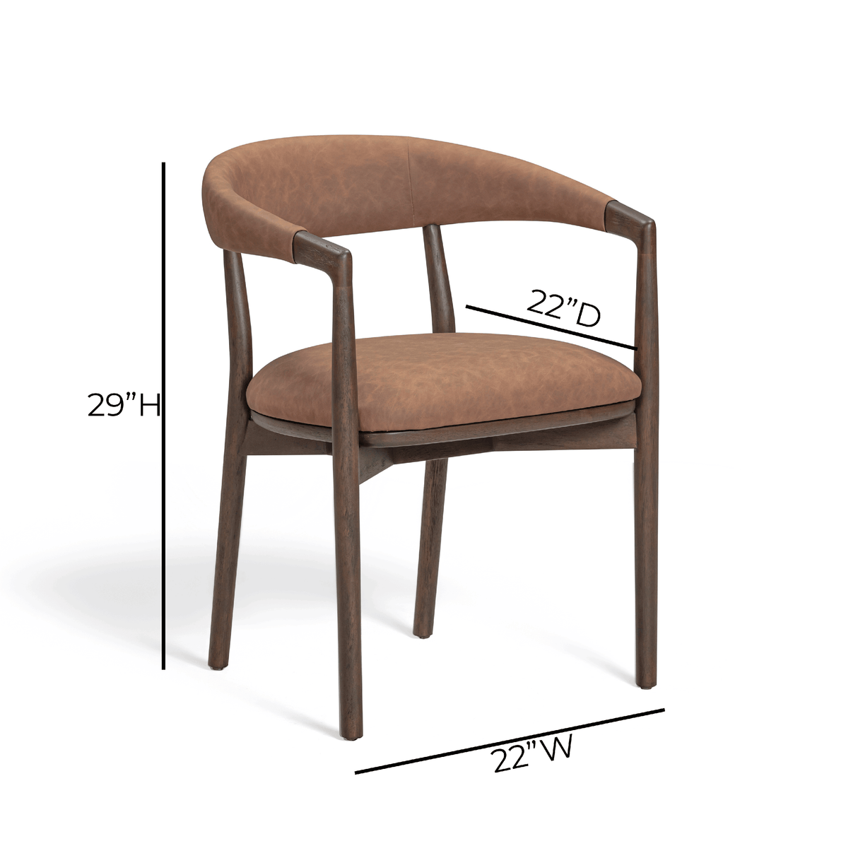 TOV Vina Performance Vegan Leather Dining Chair