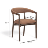 TOV Vina Performance Vegan Leather Dining Chair
