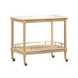 TOV Slosh 37" Natural Ash Bar Cart