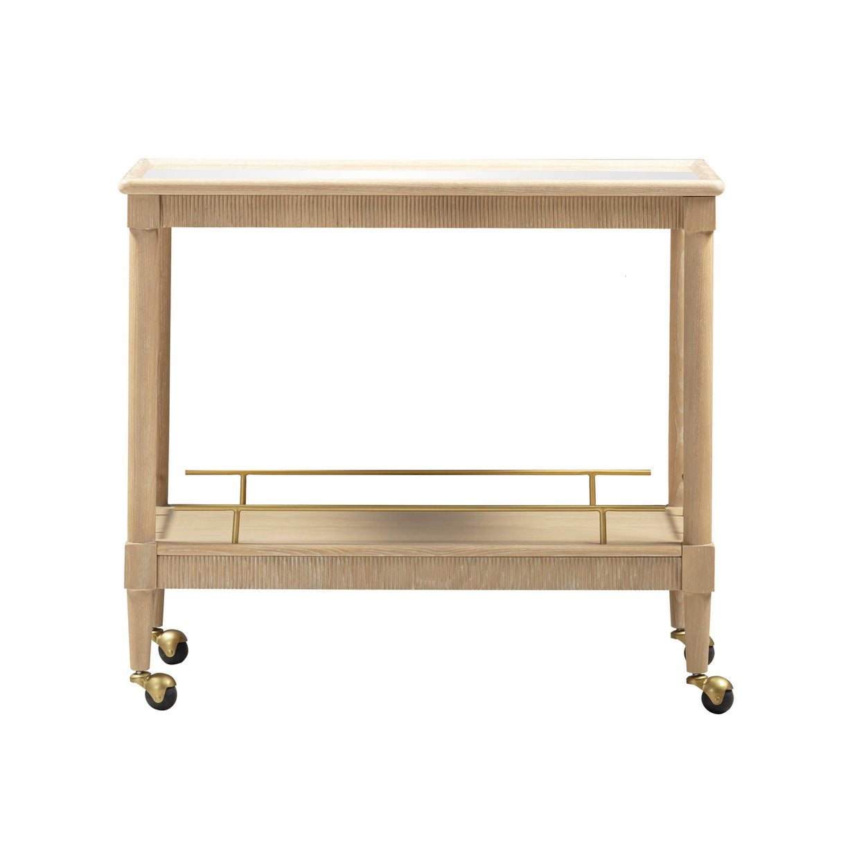 TOV Slosh 37" Natural Ash Bar Cart