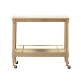 TOV Slosh 37" Natural Ash Bar Cart