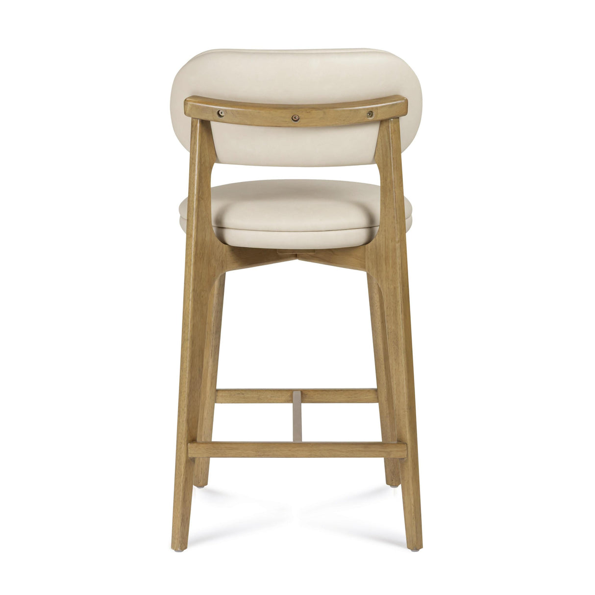 TOV Carnation Cream Performance Vegan Leather Counter Stool