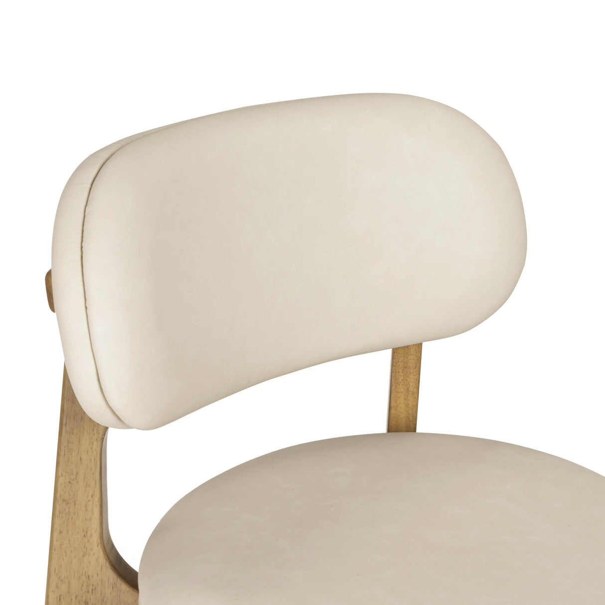 TOV Carnation Cream Performance Vegan Leather Counter Stool