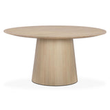 TOV Sahara Round Oak Dining Table (41"-60") 60"
