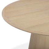 TOV Sahara Round Oak Dining Table (41"-60") 60"