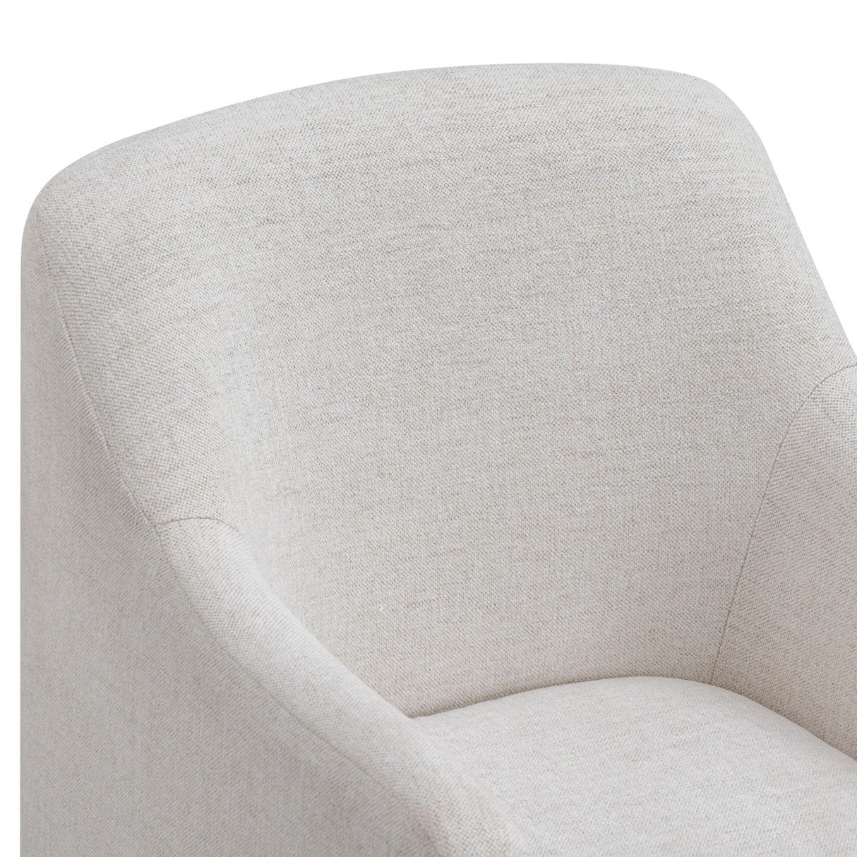 TOV Helena Tall Textured Weave Performance Fabric Dining Chair