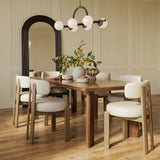 TOV Odessa Cream Performance Vegan Leather Dining Chair