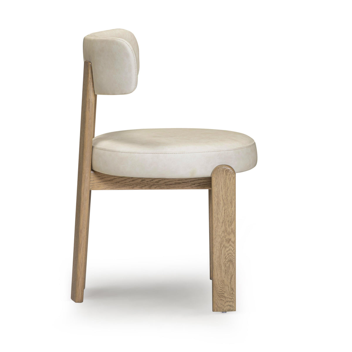 TOV Odessa Cream Performance Vegan Leather Dining Chair