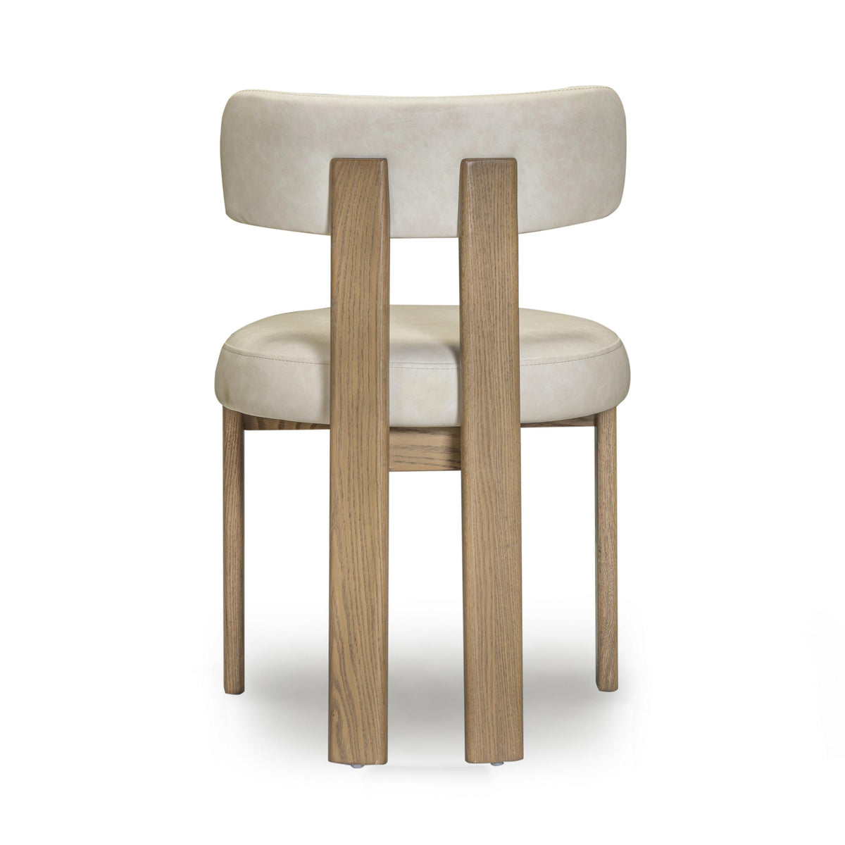 TOV Odessa Cream Performance Vegan Leather Dining Chair