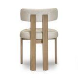 TOV Odessa Cream Performance Vegan Leather Dining Chair