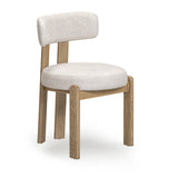 TOV Odessa Cream Performance Fabric Dining Chair