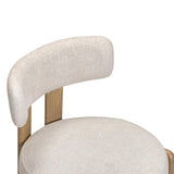 TOV Odessa Cream Performance Fabric Dining Chair
