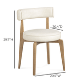 TOV Nikita Performance Vegan Leather Dining Chair