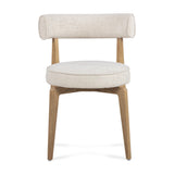 TOV Nikita Cream Performance Fabric Dining Chair