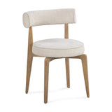 TOV Nikita Cream Performance Fabric Dining Chair