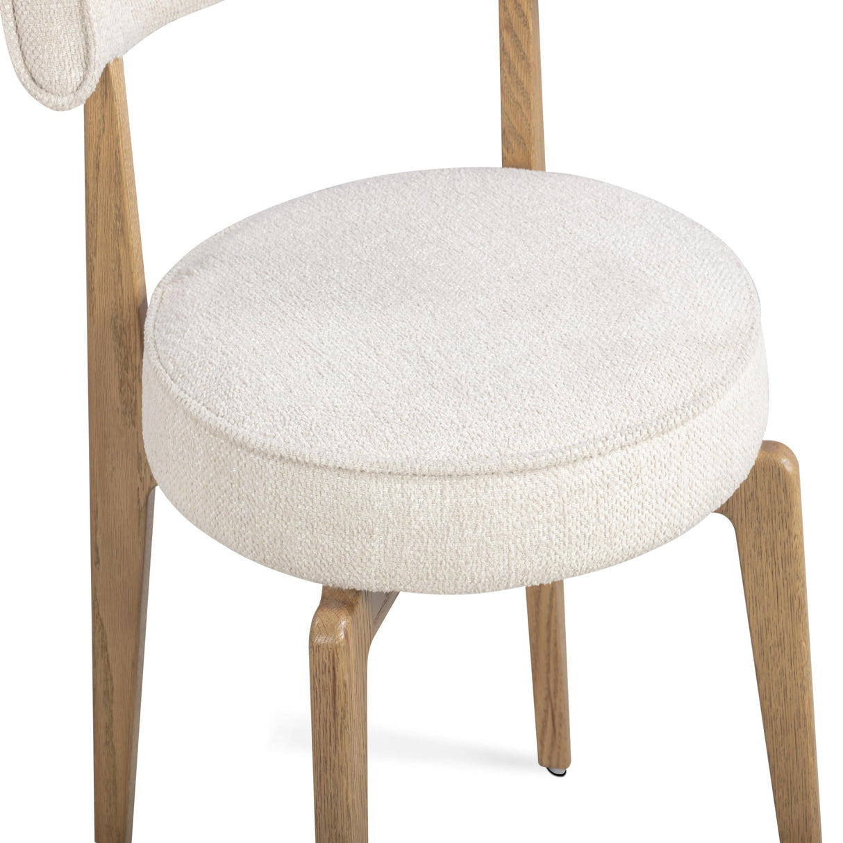 TOV Nikita Cream Performance Fabric Dining Chair