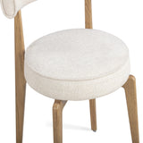 TOV Nikita Cream Performance Fabric Dining Chair