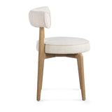 TOV Nikita Cream Performance Fabric Dining Chair