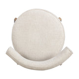 TOV Nikita Cream Performance Fabric Dining Chair