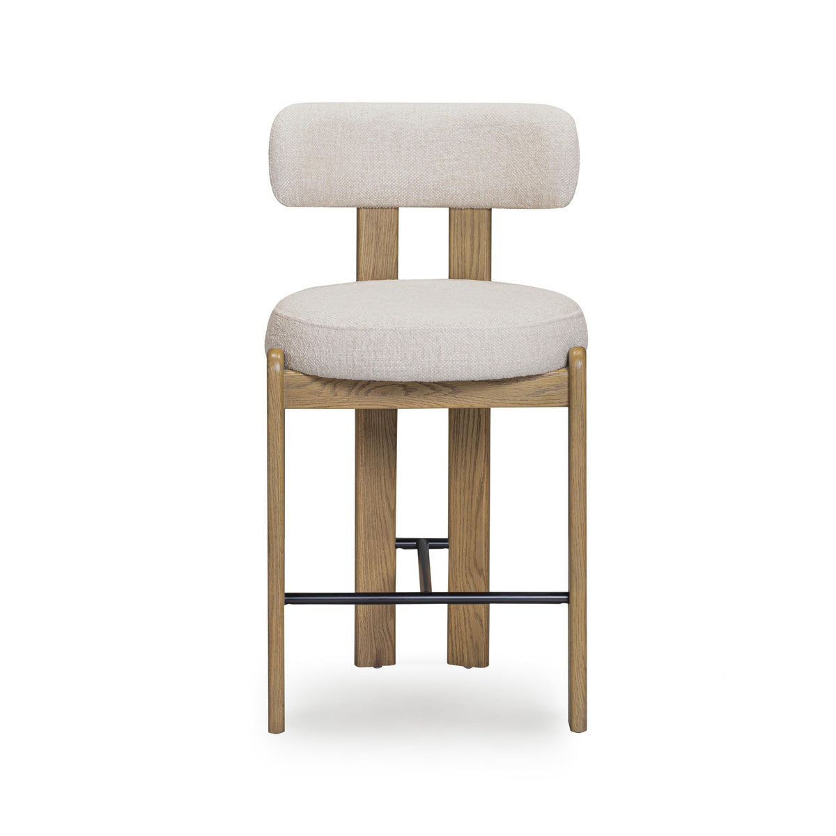 TOV Odessa Cream Performance Fabric Counter Stool