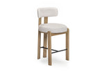 TOV Odessa Cream Performance Fabric Counter Stool