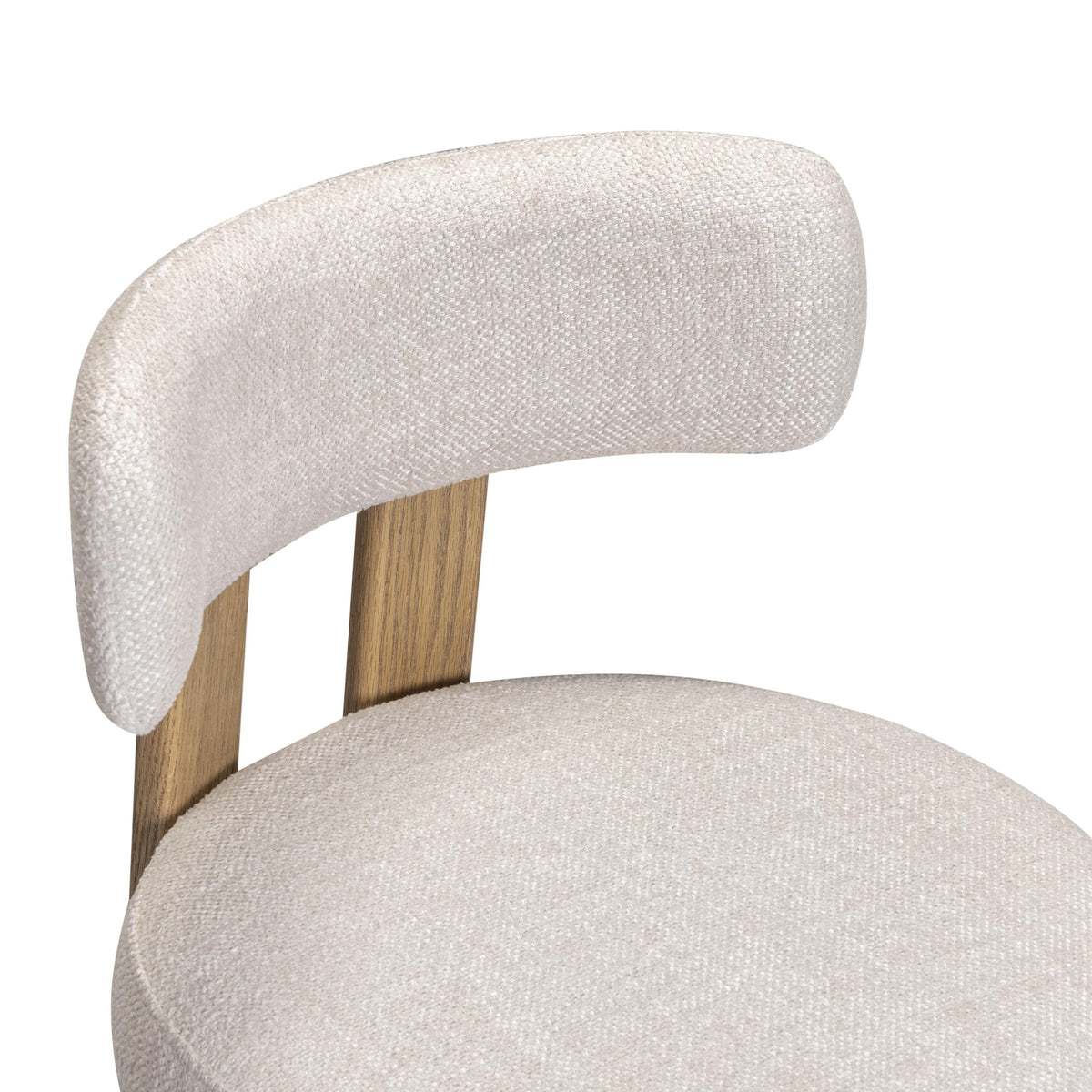 TOV Odessa Cream Performance Fabric Counter Stool