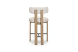 TOV Odessa Cream Performance Fabric Counter Stool