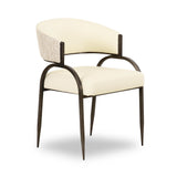 TOV Tatum 2-Tone Performance Vegan Leather Dining Chair