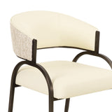 TOV Tatum 2-Tone Performance Vegan Leather Dining Chair