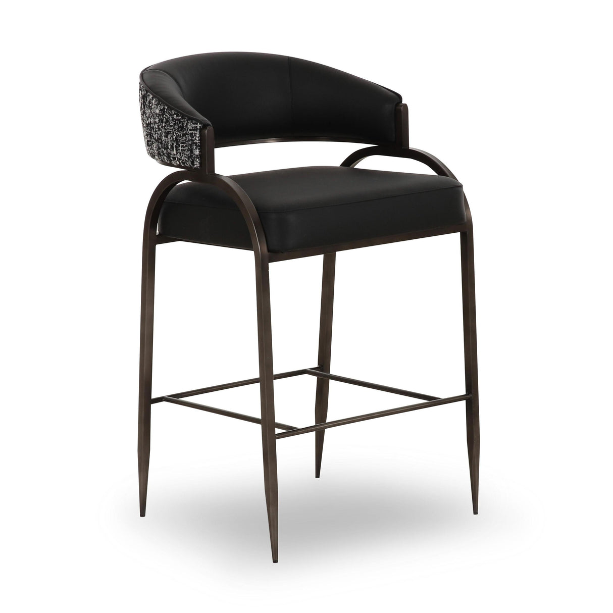 TOV Tatum 2-Tone Performance Vegan Leather Counter Stool