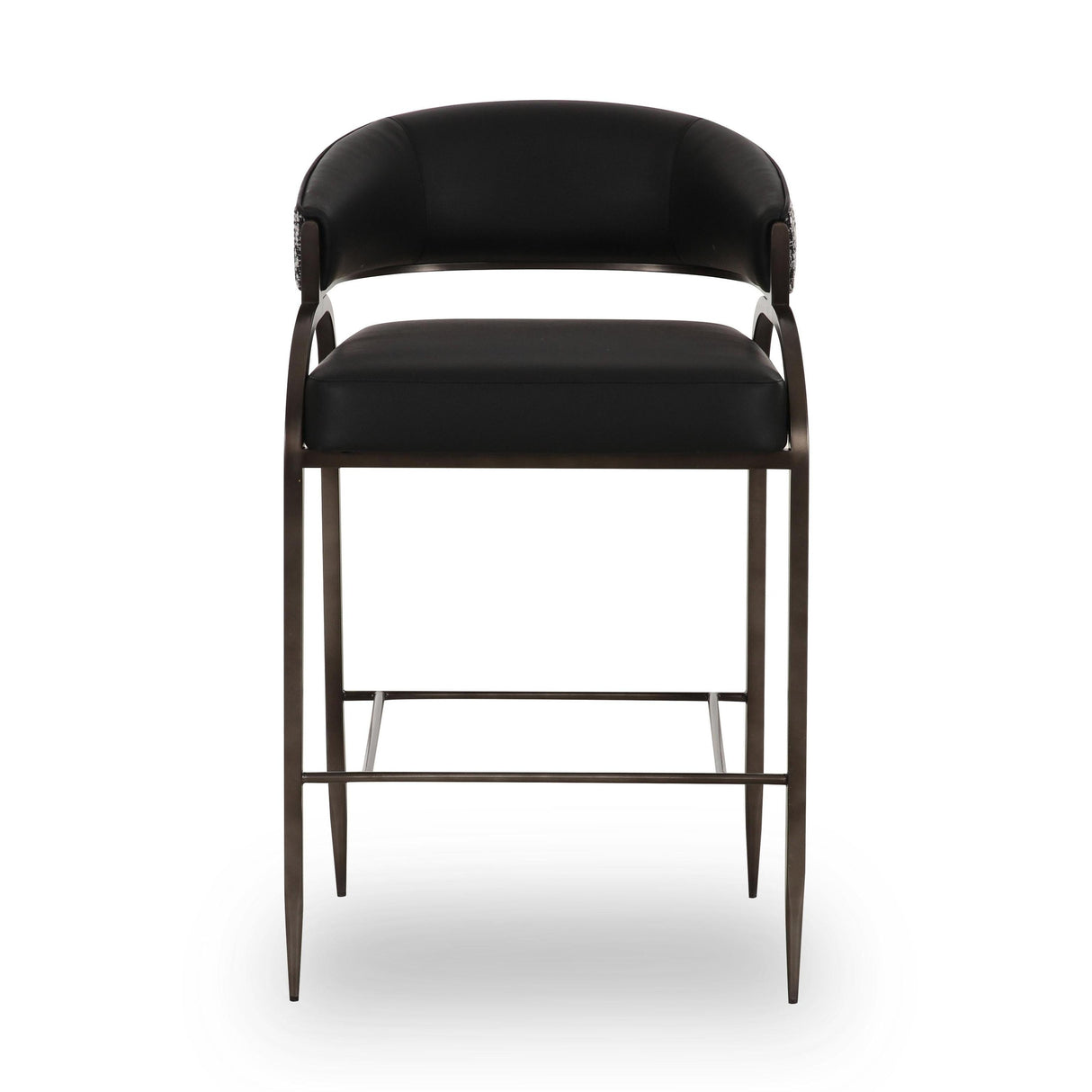 TOV Tatum 2-Tone Performance Vegan Leather Counter Stool