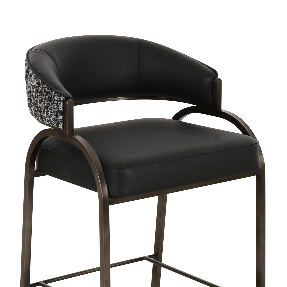 TOV Tatum 2-Tone Performance Vegan Leather Counter Stool