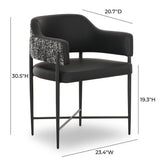 TOV Sezanne 2-Tone Performance Vegan Leather Dining Chair