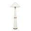 TOV Faith White Boucle Floor Lamp