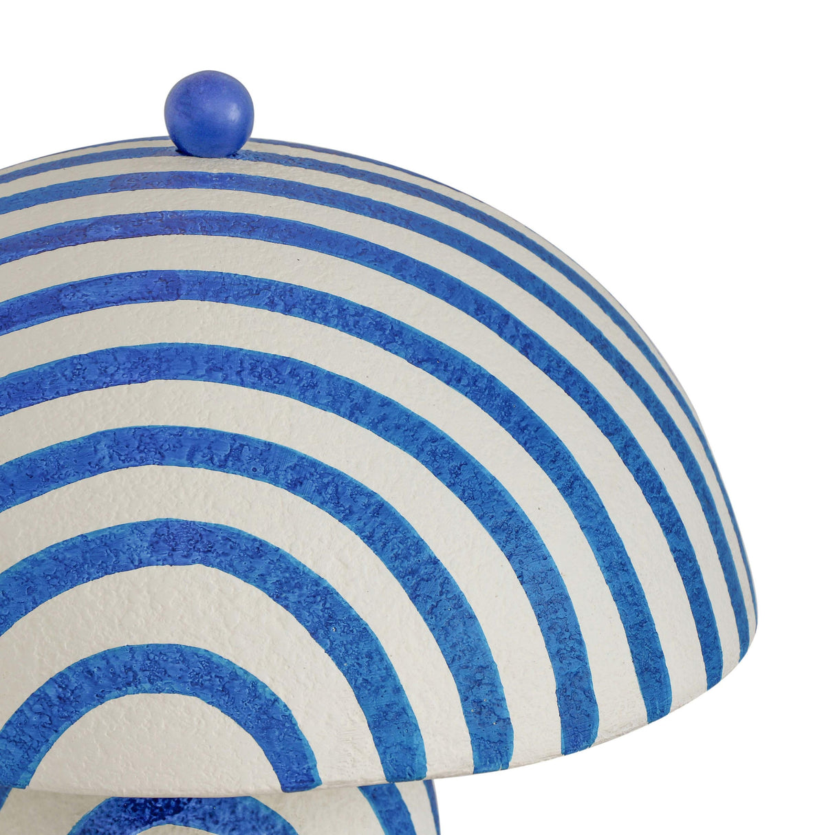 TOV Maiori Striped Papier Mache Table Lamp