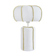 TOV Looma Cotton Mache Table Lamp