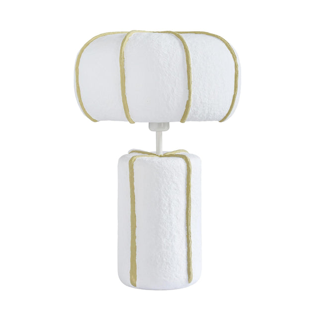 TOV Looma Cotton Mache Table Lamp