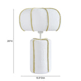 TOV Looma Cotton Mache Table Lamp
