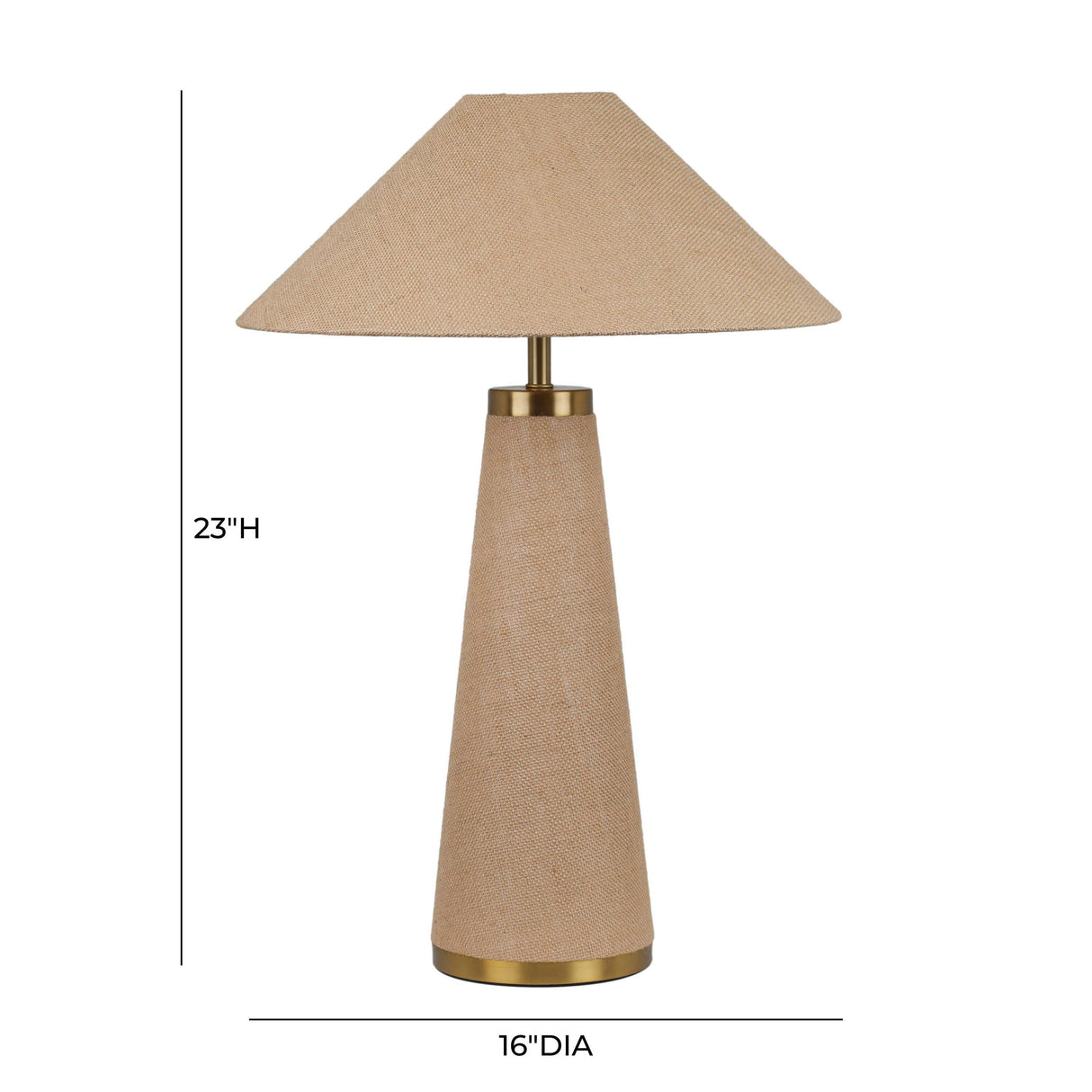 TOV Graham Natural Jute Table Lamp