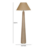 TOV Graham Natural Jute Floor Lamp