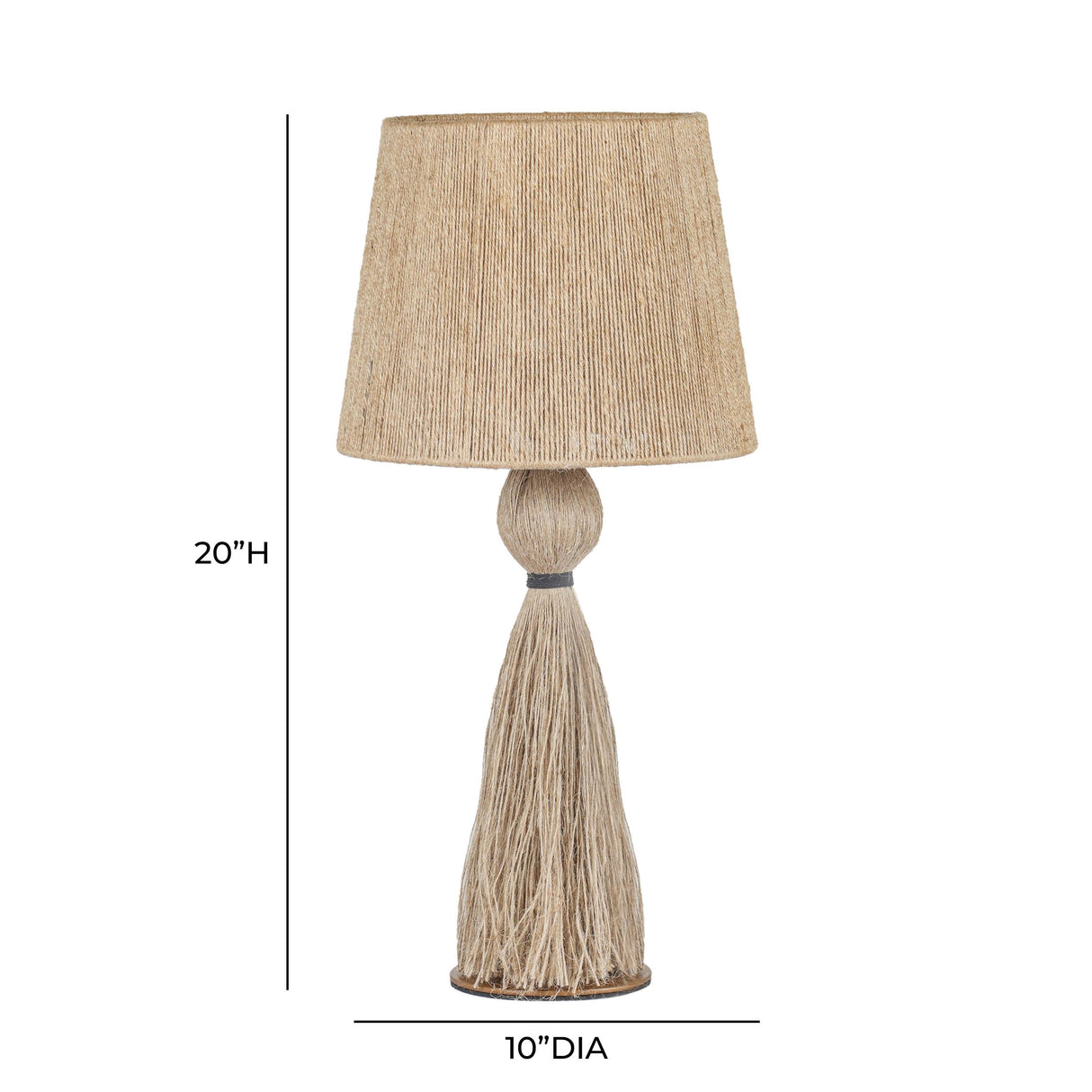 TOV Samba Natural Jute Table Lamp