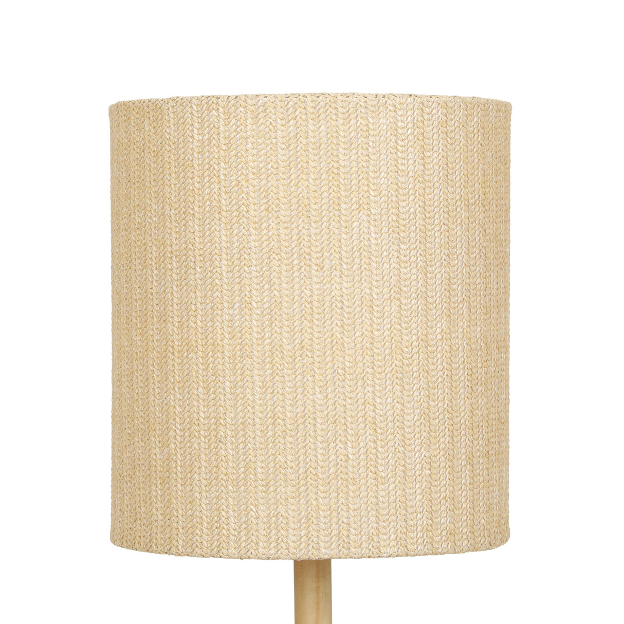 TOV Lamia Natural Burl and Raffia Contract-Grade Table Lamp
