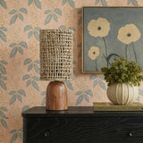 TOV Kombu Natural Raffia and Wood Small Table Lamp