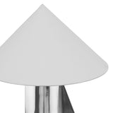 TOV Geo Angled Chrome Table Lamp