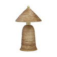TOV Coco Natural Coconut Fiber Pointed Table Lamp