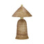 TOV Coco Natural Coconut Fiber Pointed Table Lamp