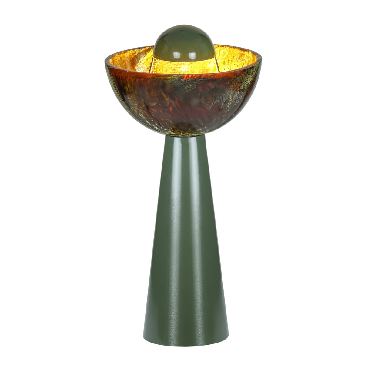 TOV Rising Green Resin Table Lamp
