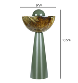 TOV Rising Green Resin Table Lamp